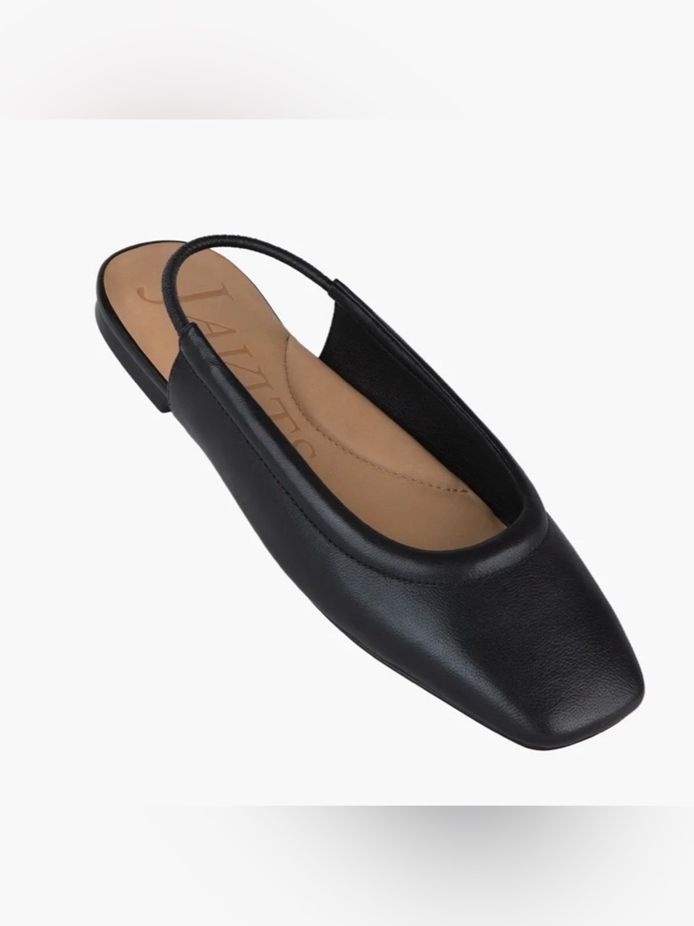 Leather Slingback Flat